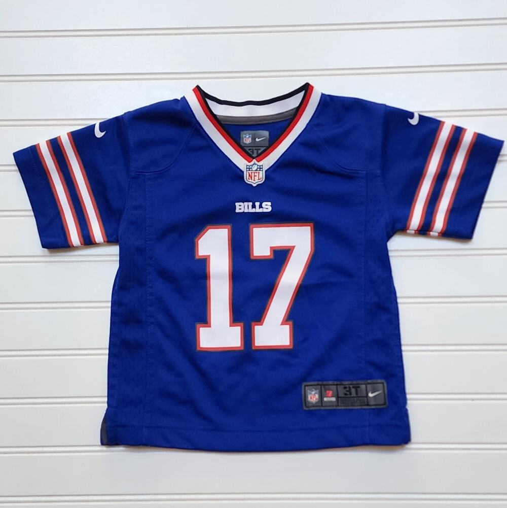 Nike NFL Toddler Buffalo Bills Josh Allen #17 Jersey Size 3T Blue